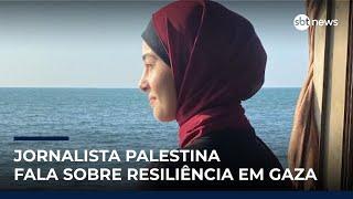 Jornalista palestina fala sobre resiliência em Gaza: 'Flores que desabrocham entre escombros' Jornalista palestina fala sobre resiliência em Gaza: 'Flores que desabrocham entre escombros'
