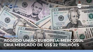 Entenda os números do acordo entre União Europeia e Mercosul | #JornaldoSBTNews Entenda os números do acordo entre União Europeia e Mercosul | #JornaldoSBTNews