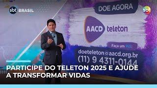 Teleton 2025: 28ª edição da maratona solidária pela AACD começa nesta sexta (07) Teleton 2025: 28ª edição da maratona solidária pela AACD começa nesta sexta (07)