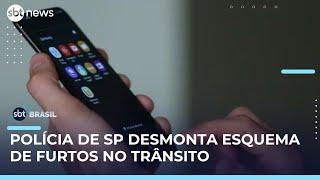 Quadrilha que furtava celulares no trânsito é desarticulada em São Paulo | #SBTBrasil Quadrilha que furtava celulares no trânsito é desarticulada em São Paulo | #SBTBrasil