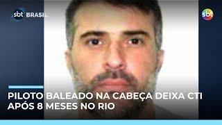 Piloto de helicóptero baleado na cabeça durante operação no Rio deixa CTI após 8 meses | Piloto de helicóptero baleado na cabeça durante operação no Rio deixa CTI após 8 meses |