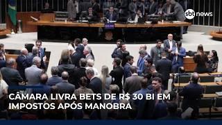 Câmara livra bets de pagar R$ 30 bi após manobra e vista grossa da esquerda e do bolsonarismo Câmara livra bets de pagar R$ 30 bi após manobra e vista grossa da esquerda e do bolsonarismo