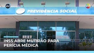 Mutirão do INSS antecipa perícia médica de quase 19 mil segurados neste fim de semana | #SBTBrasil Mutirão do INSS antecipa perícia médica de quase 19 mil segurados neste fim de semana | #SBTBrasil