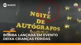 Bomba explode em escola e fere crianças durante evento em Ipatinga (MG) | #SBTManhã Bomba explode em escola e fere crianças durante evento em Ipatinga (MG) | #SBTManhã