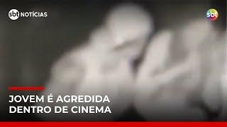 Jovem é agredida pelo namorado dentro de cinema em Ubá (MG) | #SBTNotícias Jovem é agredida pelo namorado dentro de cinema em Ubá (MG) | #SBTNotícias