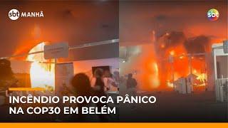 ▶️ SBT Manhã AO VIVO | 21 pessoas receberam atendimento após incêndio na COP30 ▶️ SBT Manhã AO VIVO | 21 pessoas receberam atendimento após incêndio na COP30