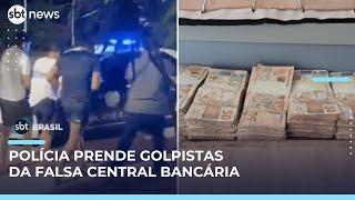 Operação prende 8 suspeitos do golpe da falsa central bancária no RJ e SP | #SBTBrasil Operação prende 8 suspeitos do golpe da falsa central bancária no RJ e SP | #SBTBrasil