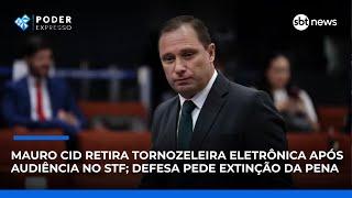 Mauro Cid retira tornozeleira após audiência no STF; defesa pede extinção da pena  | #PoderExpresso Mauro Cid retira tornozeleira após audiência no STF; defesa pede extinção da pena  | #PoderExpresso