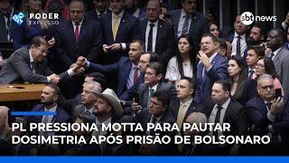 PL pressiona Motta para pautar dosimetria após prisão de Bolsonaro | #PoderExpresso PL pressiona Motta para pautar dosimetria após prisão de Bolsonaro | #PoderExpresso