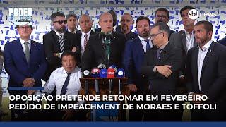 Oposição pretende retomar pedido de impeachment de ministros do STF em fevereiro | #PoderExpresso Oposição pretende retomar pedido de impeachment de ministros do STF em fevereiro | #PoderExpresso