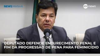 Mendonça Filho defende endurecimento penal e fim da progressão de pena para feminicídio | #NewsManhã Mendonça Filho defende endurecimento penal e fim da progressão de pena para feminicídio | #NewsManhã