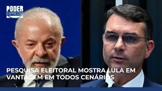 Quaest: Lula vence Flávio Bolsonaro por 46% a 36% em cenário de 2º turno | #PoderExpresso Quaest: Lula vence Flávio Bolsonaro por 46% a 36% em cenário de 2º turno | #PoderExpresso