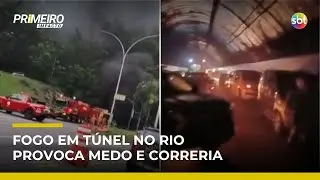 Incêndio em ônibus interdita Túnel Rebouças, sentido Lagoa, no Rio | #PrimeiroImpacto Incêndio em ônibus interdita Túnel Rebouças, sentido Lagoa, no Rio | #PrimeiroImpacto