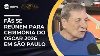 Fãs se reúnem para acompanhar cerimônia do Oscar 2026 em SP | #CinemaNoSBTNews Fãs se reúnem para acompanhar cerimônia do Oscar 2026 em SP | #CinemaNoSBTNews