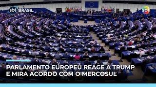 Parlamento Europeu suspende acordo com EUA e contesta tratado com Mercosul Parlamento Europeu suspende acordo com EUA e contesta tratado com Mercosul