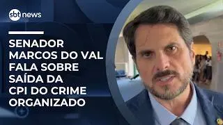 Marcos do Val diz que sua saída da CPI do Crime Organizado é "desespero do governo" Marcos do Val diz que sua saída da CPI do Crime Organizado é "desespero do governo"