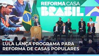 Reforma Casa Brasil: Lula lança programa para melhorias em moradias populares | #SBTBrasil Reforma Casa Brasil: Lula lança programa para melhorias em moradias populares | #SBTBrasil