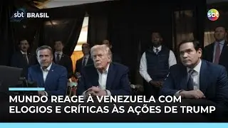 Países reagem à ação dos EUA na Venezuela com críticas e apoio; imprensa repercute Países reagem à ação dos EUA na Venezuela com críticas e apoio; imprensa repercute