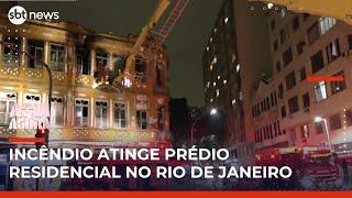 Incêndio atinge prédio residencial na Lapa e interdita Avenida Gomes Freire, no RJ | #AquiAgora Incêndio atinge prédio residencial na Lapa e interdita Avenida Gomes Freire, no RJ | #AquiAgora
