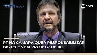 PT na Câmara quer incluir bigtechs em projeto de IA | #NewsPrimeiraEdição PT na Câmara quer incluir bigtechs em projeto de IA | #NewsPrimeiraEdição