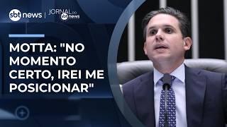 Hugo Motta evita declarar apoio a pré-candidatos à Presidência | #JornaldoSBTNews Hugo Motta evita declarar apoio a pré-candidatos à Presidência | #JornaldoSBTNews