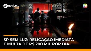 Justiça determina que Enel religue energia em SP "imediatamente" | #SBTNotícias Justiça determina que Enel religue energia em SP "imediatamente" | #SBTNotícias