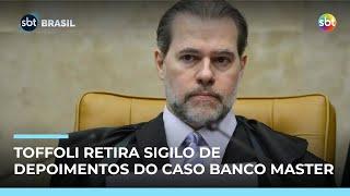 Banco Master: Toffoli retira sigilo de depoimentos e acareação do caso; assista Banco Master: Toffoli retira sigilo de depoimentos e acareação do caso; assista