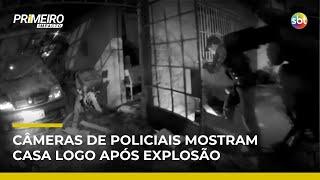 Câmeras registram destruição logo após explosão em casa com fogos em SP | #PrimeiroImpacto Câmeras registram destruição logo após explosão em casa com fogos em SP | #PrimeiroImpacto