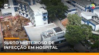 Surto misterioso de infecção fecha centro cirúrgico do Hospital Santa Rita, em Vitória | #SBTManha Surto misterioso de infecção fecha centro cirúrgico do Hospital Santa Rita, em Vitória | #SBTManha