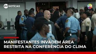 Confusão entre ativistas e seguranças deixa um ferido na COP30 | #SBTNotícias Confusão entre ativistas e seguranças deixa um ferido na COP30 | #SBTNotícias