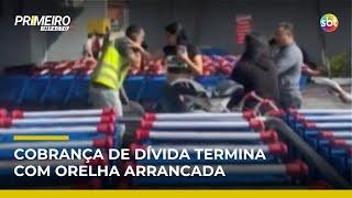 Homem tem orelha arrancada durante discussão por cobrança de dívida | #PrimeiroImpacto Homem tem orelha arrancada durante discussão por cobrança de dívida | #PrimeiroImpacto