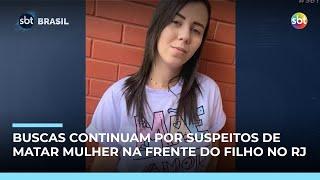 Polícia busca suspeitos de matar mulher na frente do filho, na comunidade de Sepetiva(RJ) Polícia busca suspeitos de matar mulher na frente do filho, na comunidade de Sepetiva(RJ)