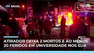 Tiroteio em universidade dos EUA deixa 2 mortos e ao menos 20 feridos Tiroteio em universidade dos EUA deixa 2 mortos e ao menos 20 feridos