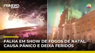 Falha em show de fogos causa correria e deixa feridos em festa de Natal no RS | #PrimeiroImpacto Falha em show de fogos causa correria e deixa feridos em festa de Natal no RS | #PrimeiroImpacto
