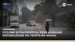 Ciclone extratropical deve agravar instabilidade do tempo no Brasil | #NewsPrimeiraEdição Ciclone extratropical deve agravar instabilidade do tempo no Brasil | #NewsPrimeiraEdição
