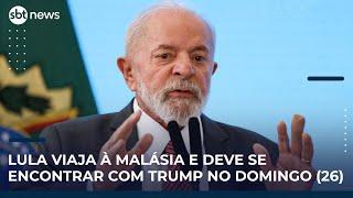 Lula viaja à Malásia e deve se encontrar com Trump no domingo (26) Lula viaja à Malásia e deve se encontrar com Trump no domingo (26)