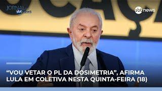 Lula diz que vai vetar PL da dosimetria aprovado no Senado | #JornaldoSBTNews Lula diz que vai vetar PL da dosimetria aprovado no Senado | #JornaldoSBTNews