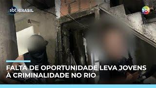 Violência e falta de oportunidade levam jovens à criminalidade no Rio Violência e falta de oportunidade levam jovens à criminalidade no Rio