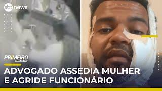 Advogado é preso em flagrante por assédio e agressão com taça durante convenção | #PrimeiroImpacto Advogado é preso em flagrante por assédio e agressão com taça durante convenção | #PrimeiroImpacto