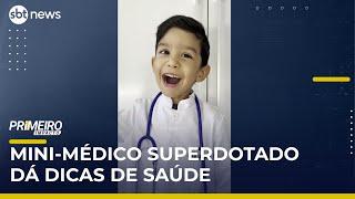 Mini Médico de 5 anos encanta a internet e revela sonho de ser cardiologista | #PrimeiroImpacto Mini Médico de 5 anos encanta a internet e revela sonho de ser cardiologista | #PrimeiroImpacto