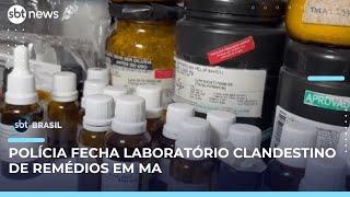 Polícia desmonta laboratório clandestino de medicamentos em Itapecuru Mirim (MA) | #SBTBrasil Polícia desmonta laboratório clandestino de medicamentos em Itapecuru Mirim (MA) | #SBTBrasil