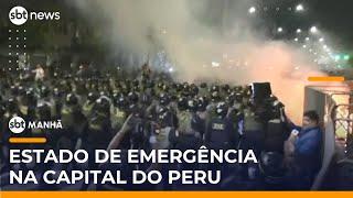 Peru decreta estado de emergência em Lima por 30 dias após aumento da criminalidade | #SBTManha Peru decreta estado de emergência em Lima por 30 dias após aumento da criminalidade | #SBTManha