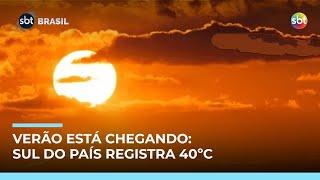 Calor extremo chega ao RS com previsão de 40°C; especialistas alertam para riscos | #SBTBrasil Calor extremo chega ao RS com previsão de 40°C; especialistas alertam para riscos | #SBTBrasil