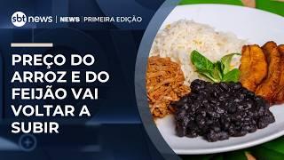 Preço do arroz e feijão deve subir novamente no Brasil | #NewsPrimeiraEdição Preço do arroz e feijão deve subir novamente no Brasil | #NewsPrimeiraEdição