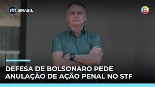 Defesa de Bolsonaro entra com recurso no STF pedindo anulação de ação penal | #SBTBrasil Defesa de Bolsonaro entra com recurso no STF pedindo anulação de ação penal | #SBTBrasil
