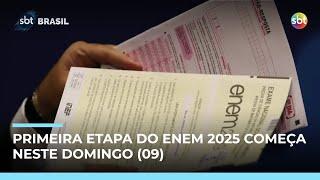 Com quase 5 milhões de inscritos, ENEM 2025 começa neste domingo (09) | #SBTBrasil Com quase 5 milhões de inscritos, ENEM 2025 começa neste domingo (09) | #SBTBrasil