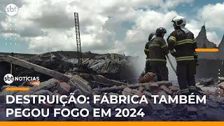 Fábrica destruída por incêndio em Maceió também pegou fogo em 2024 | #SBTNoticias Fábrica destruída por incêndio em Maceió também pegou fogo em 2024 | #SBTNoticias