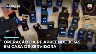 PF apreende joias em casa de servidora durante operação sobre desvio de emendas PF apreende joias em casa de servidora durante operação sobre desvio de emendas