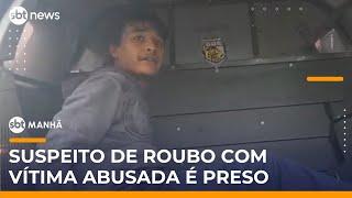 Suspeito de roubo com estupro é preso; outro foi morto pelo “tribunal do crime” | #SBTManha Suspeito de roubo com estupro é preso; outro foi morto pelo “tribunal do crime” | #SBTManha