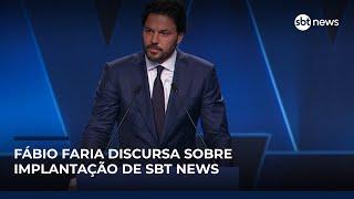 "Hoje é um dia que carrega muita história", Fabio Faria relata trajetória e implantação de SBT News "Hoje é um dia que carrega muita história", Fabio Faria relata trajetória e implantação de SBT News